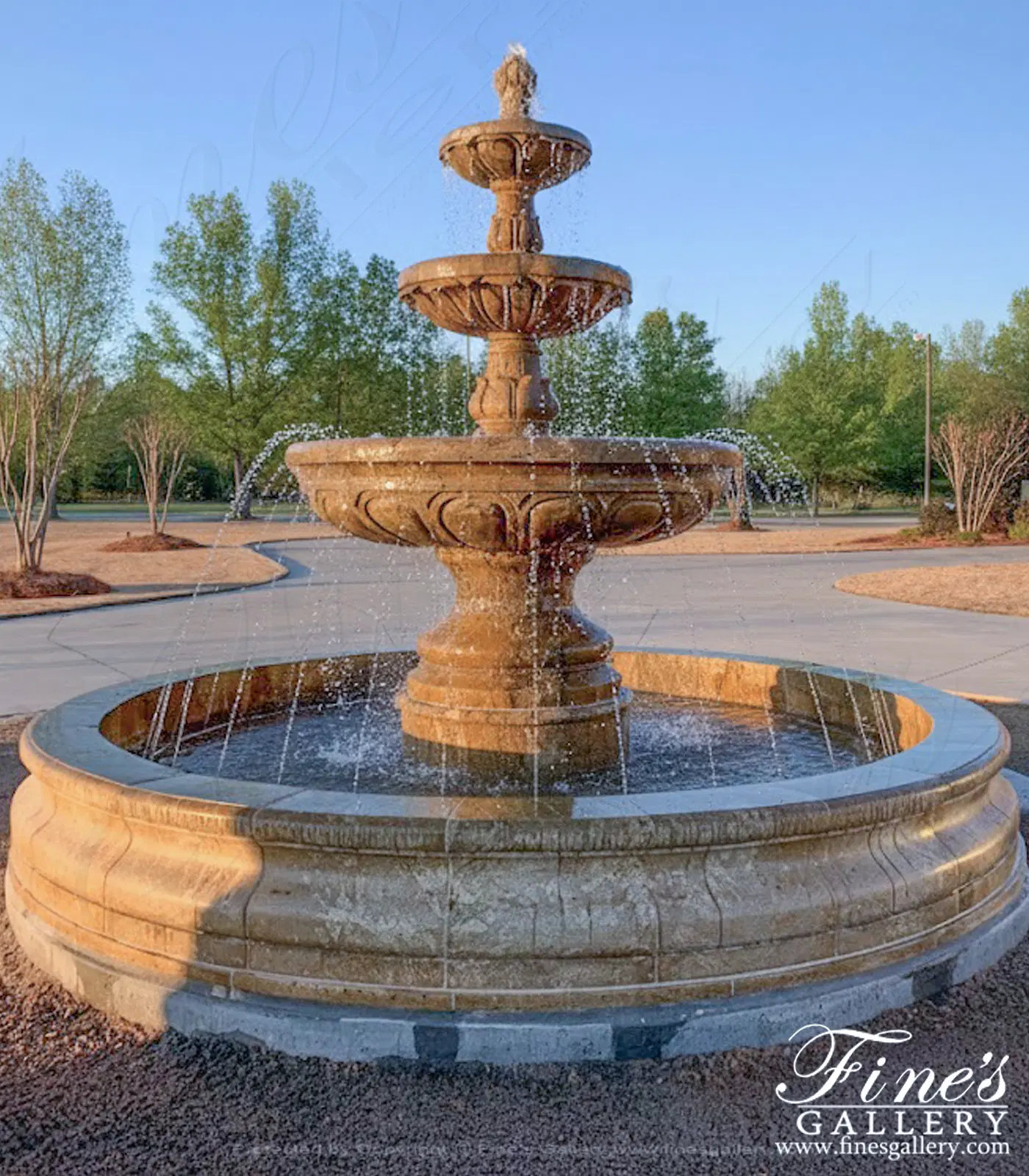 Custom Granite Fountain Installation — Model MF-1974 — product video