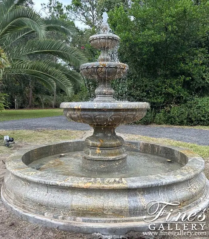 Custom Granite Fountain Installation