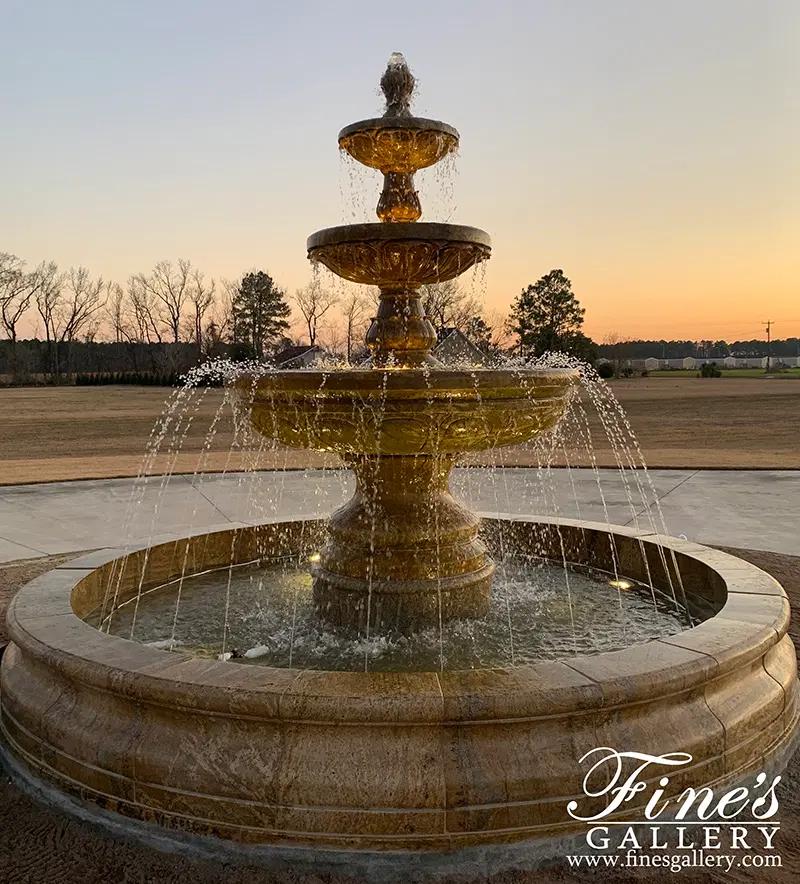 Custom Granite Fountain Installation — Model MF-1974 — product video