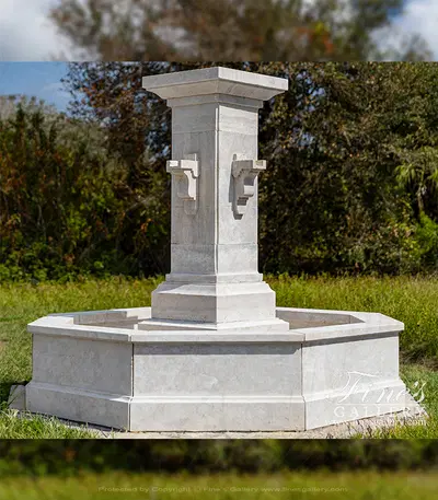 Coastal Fountain in Italian Roman Travertine