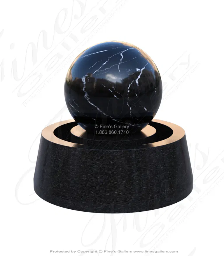 Coastal Contemporary Sphere Fountain