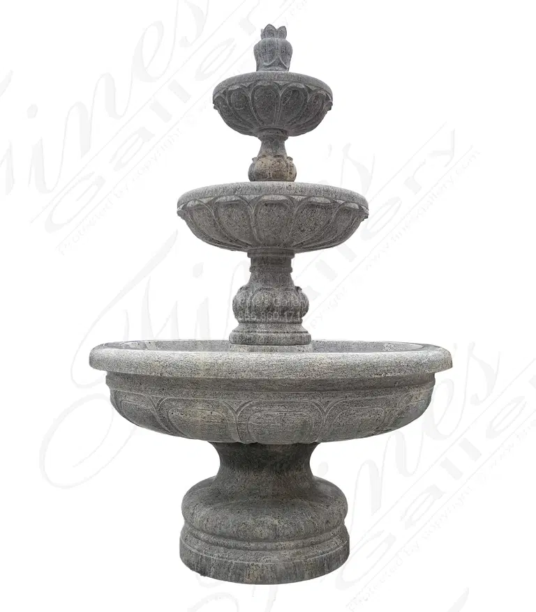 Granite Motor Court Three Tiered Fountain