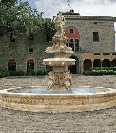 Greek God IX Monumental Fountain