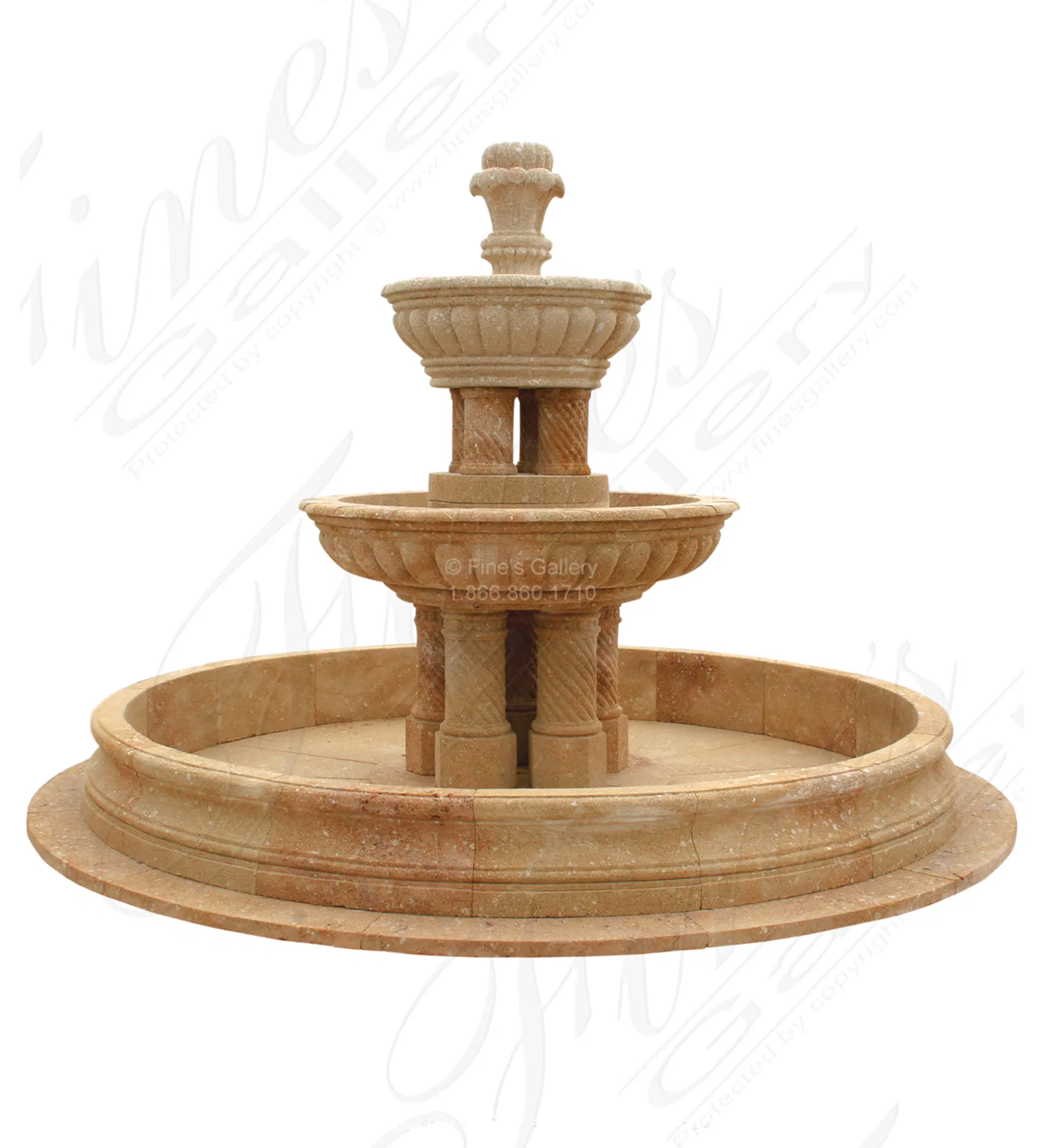  Italian Limestone Fountain