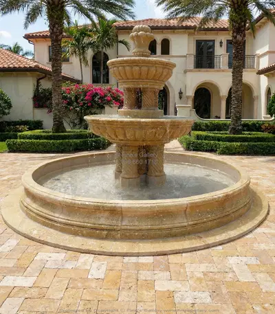  Italian Limestone Fountain