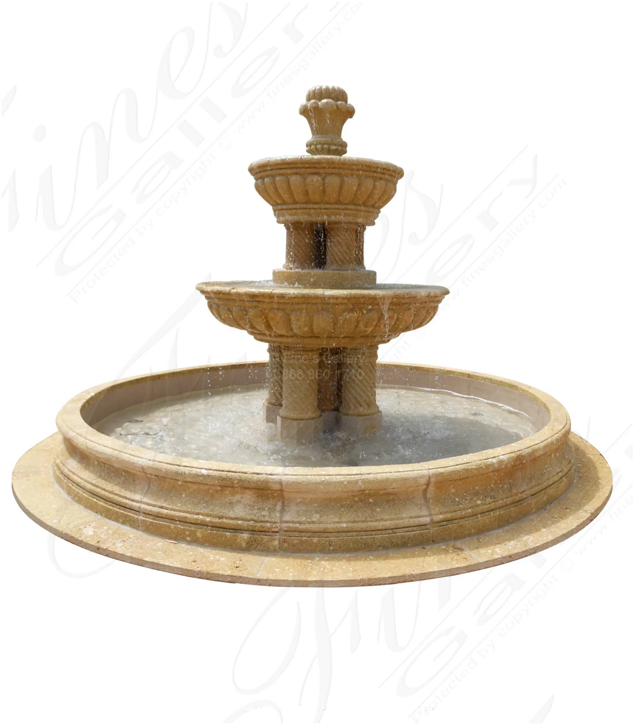  Italian Limestone Fountain