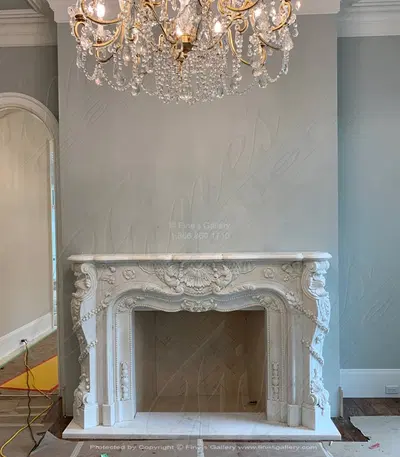 White French Classical Marble Surround