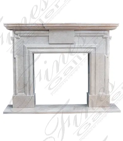Contemporary Marble Mantel
