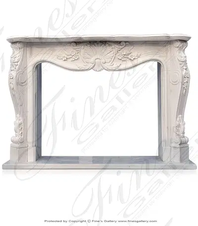 French Style Marble Mantel
