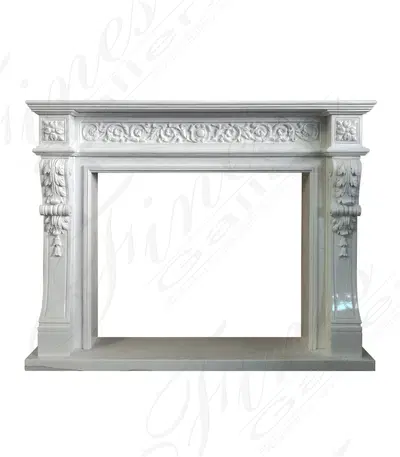 Luxurious Regency Marble Firep