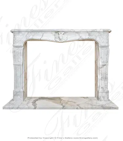 Antique French Provincial Style Calacatta Surround