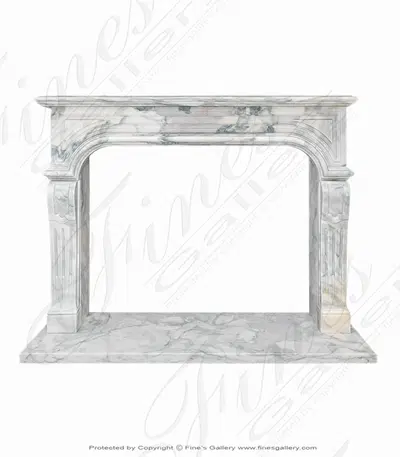 Arabascato Marble Fireplace