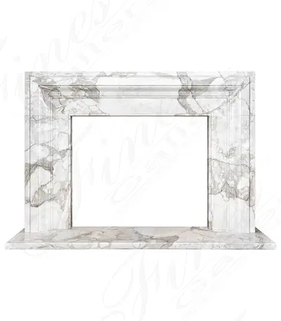 Modern Bolection Calacatta Surround