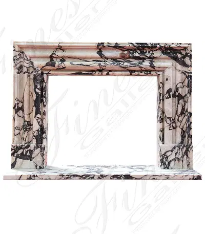 Breccia Viola Marble Bolection Surround IV