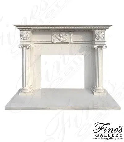 Whitehouse Replica Marble Fireplace
