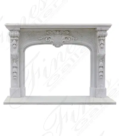 Rare French Style Marble Surround