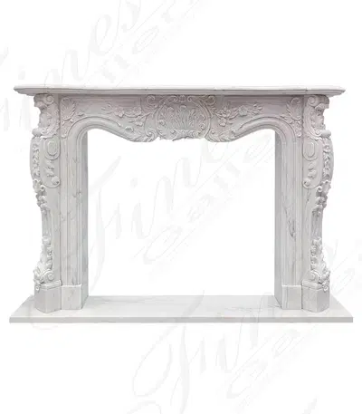 Oversized French Louis XV Mantel