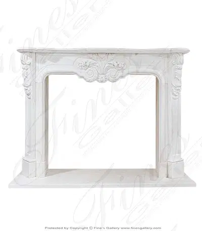 Very Rare French Style Marble Surround