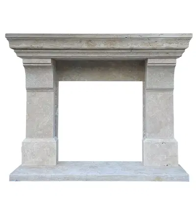 Italian Travertine Simplicity Surround