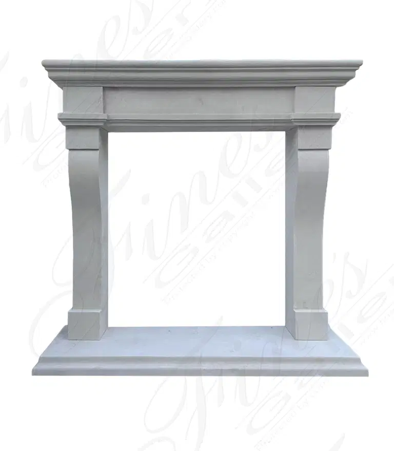 Contemporary Classic Mantel in Vratza Limestone