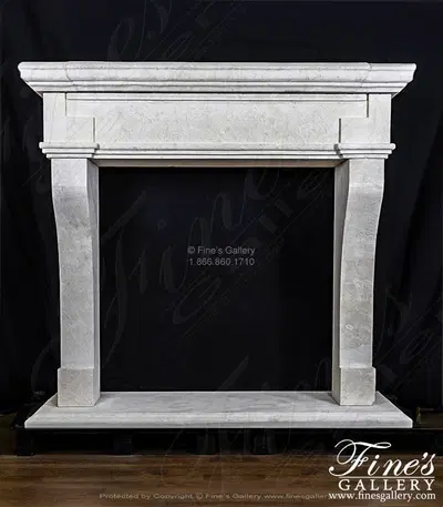 Oversized Mantel in Chauvigny Beige French Limestone