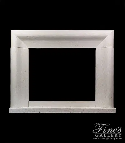 Modern Bolection Style Surround in French Limestone