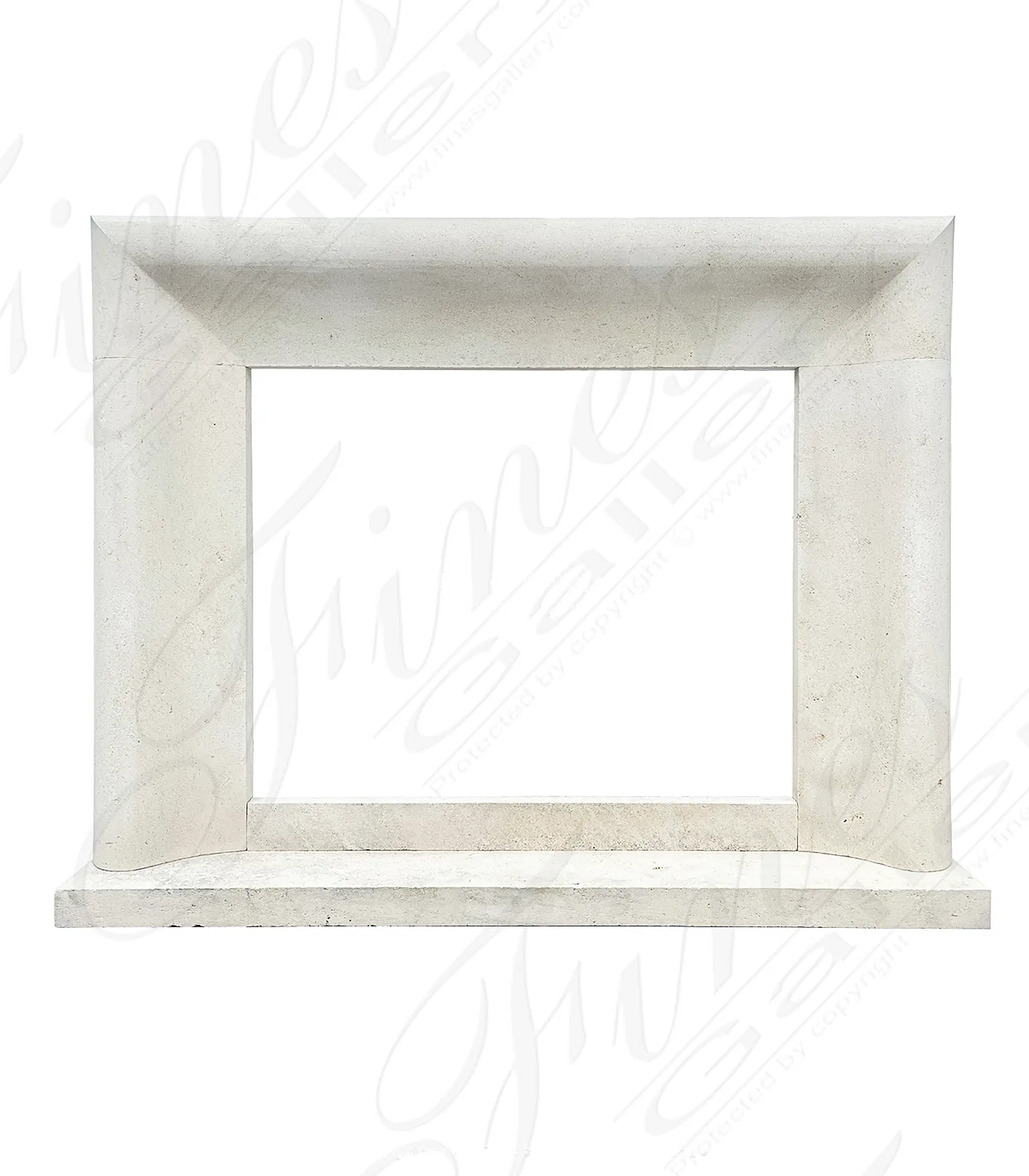 Modern Bolection Style Surround in French Limestone