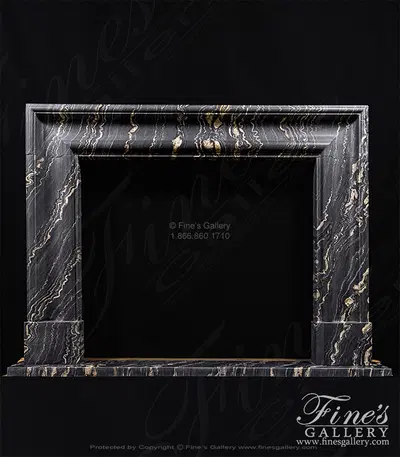 Bolection Style Mantel in Tropical Storm Quartzite