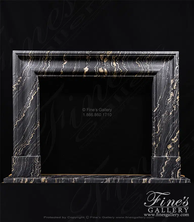 Bolection Style Mantel in Tropical Storm Quartzite