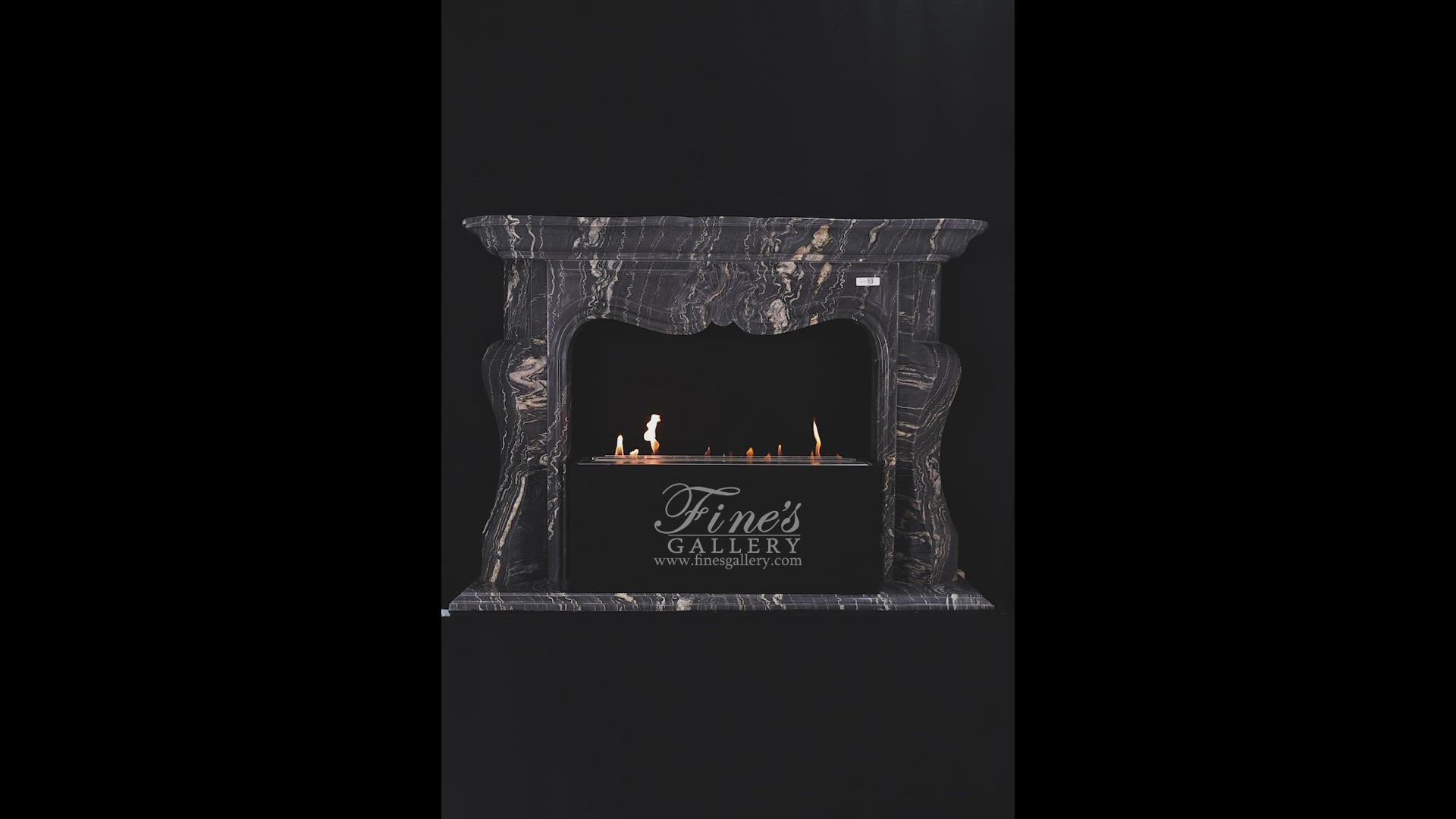 Contemporary Classic French Style Mantel in Tropical Storm Quartz — Model MFP-2620 — product video