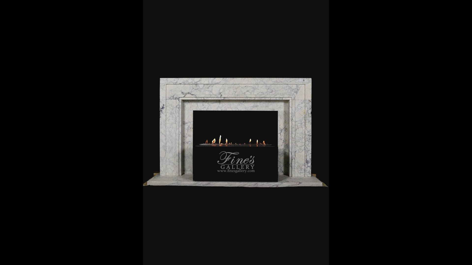 Contemporary Mantel in Italian Arabascato Corchia Marble — Model MFP-2653 — product video