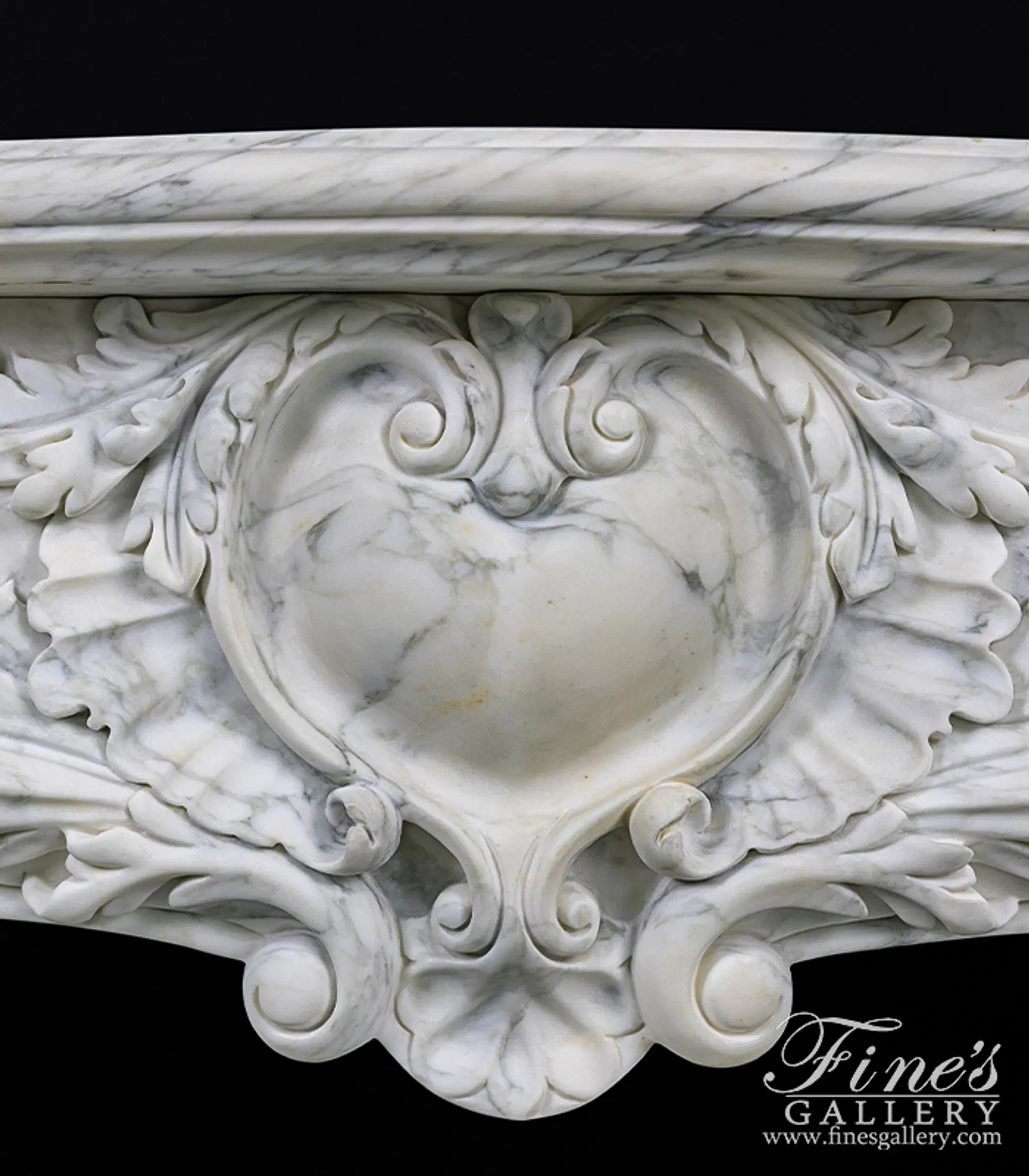 Arabascato Corchia Gold mantels are in stock and ship free through 3/31/26