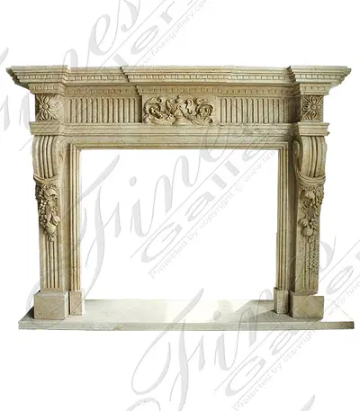 Greek Antiquity Marble Fireplace