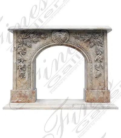 Grape Harvest Marble Mantel