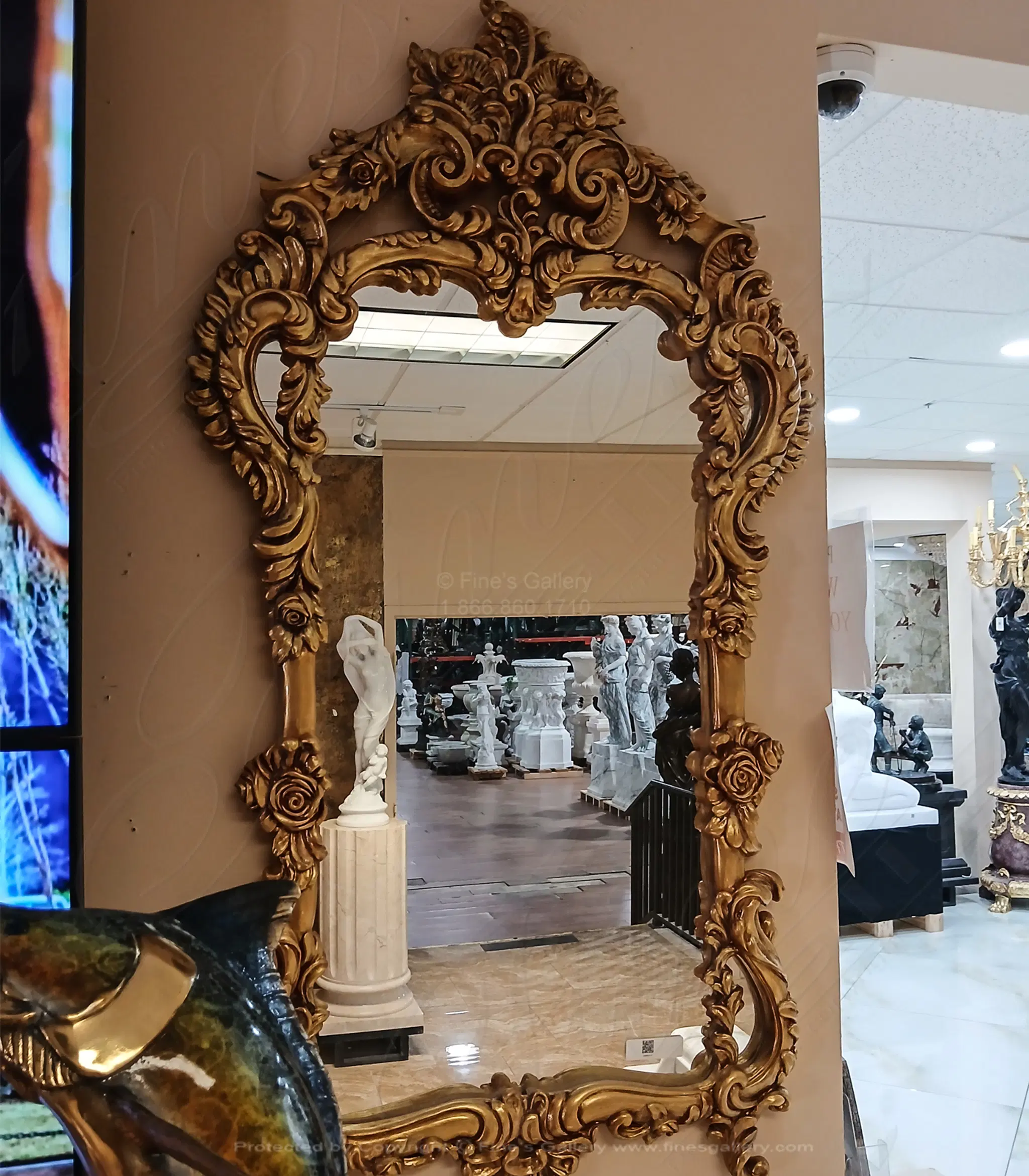 Louis XV Gold Gild Mirror