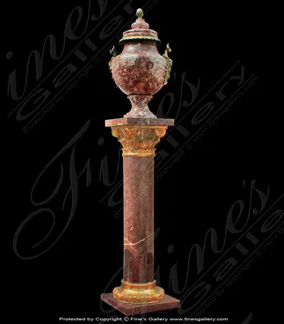 Red Marble Planter