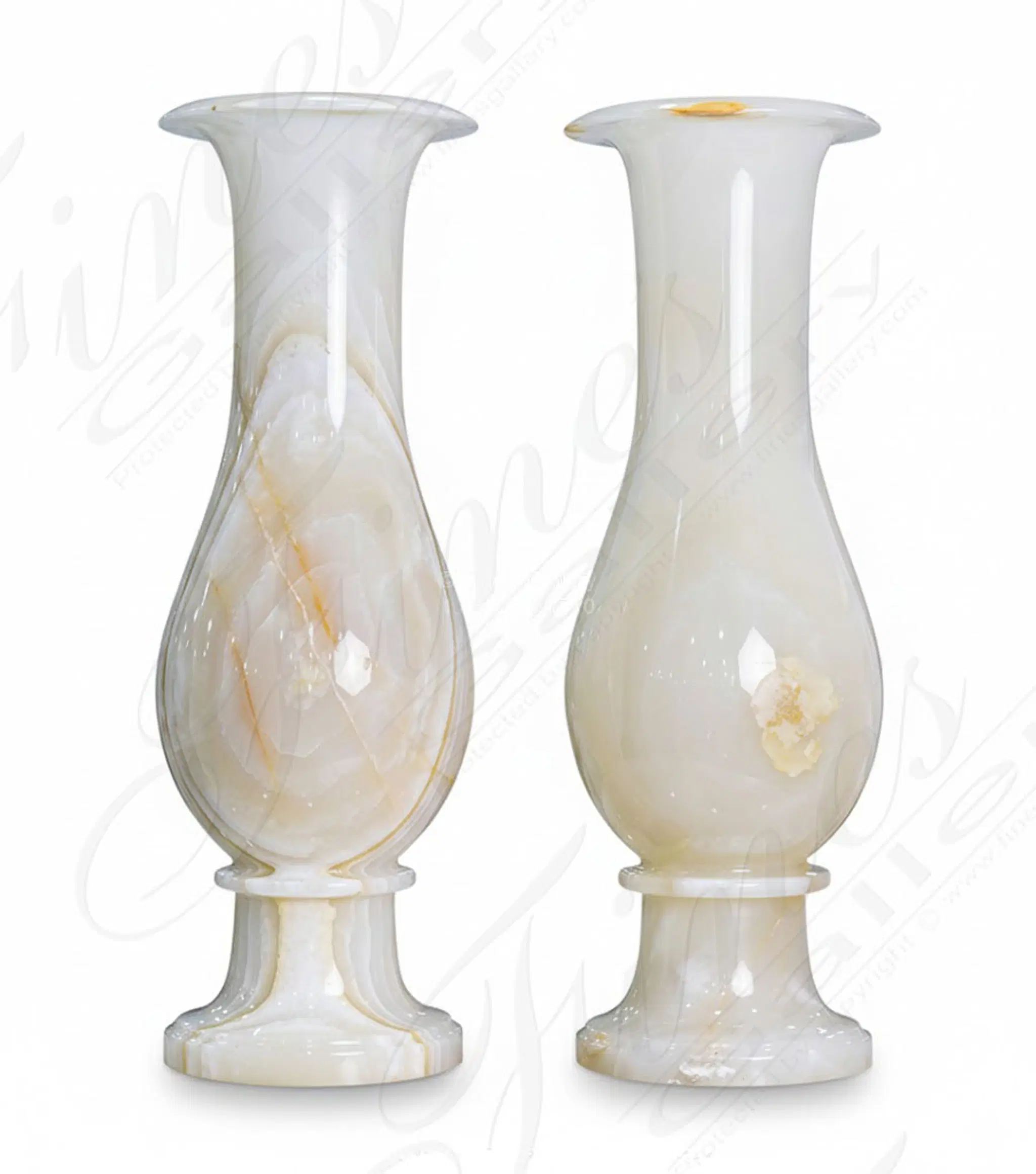 Onyx Urn Pair