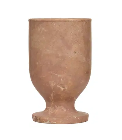 Beige Marble Vase