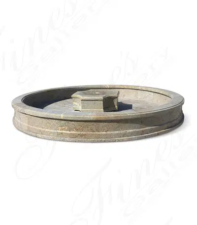 192" Dia Granite Catch Basin in Antique Griggio Granite