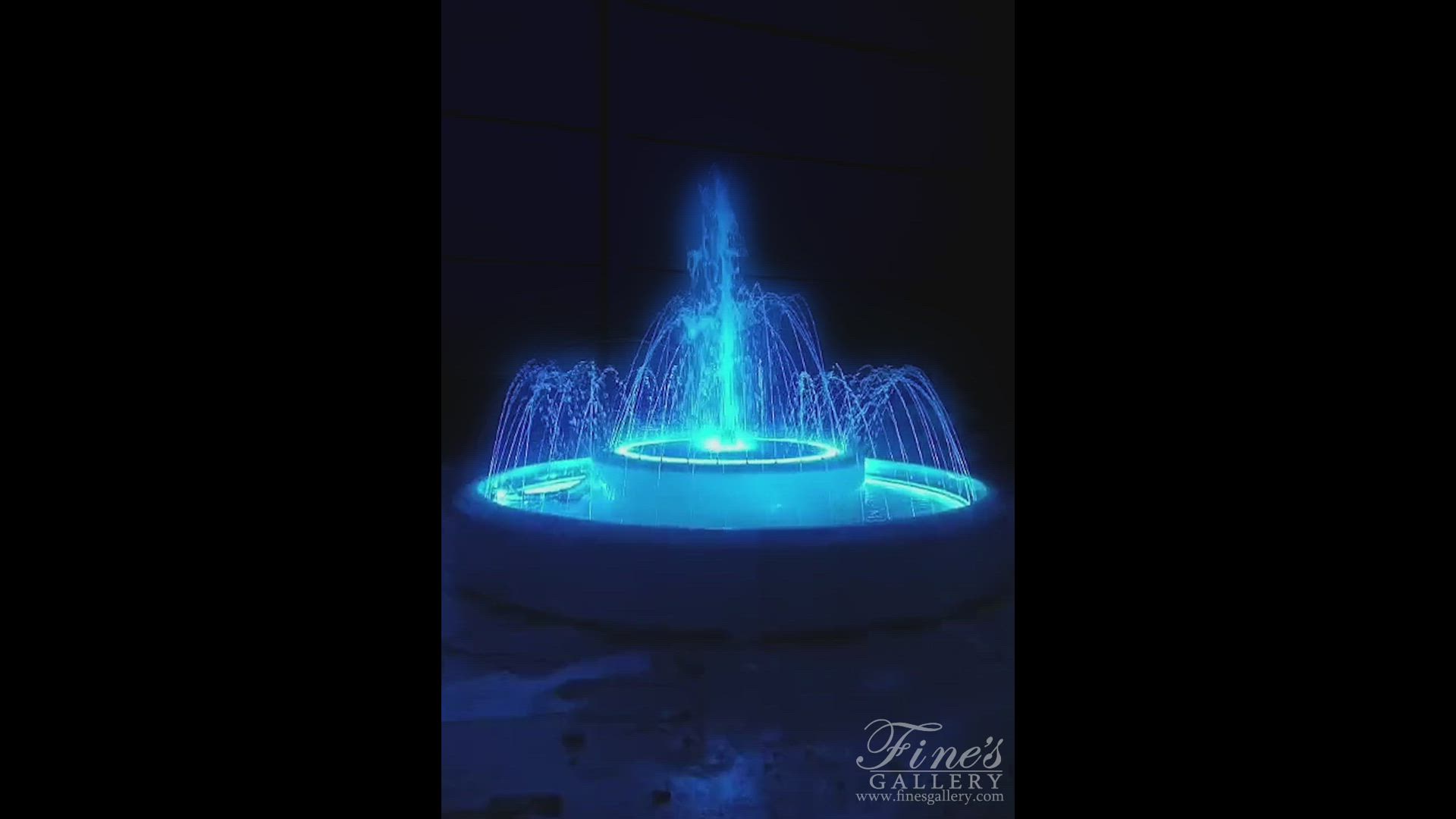 Simplistic Beveled Pool Basin and Oversized Hollow Base in Statuary Marble — Model MPL-363 — product video