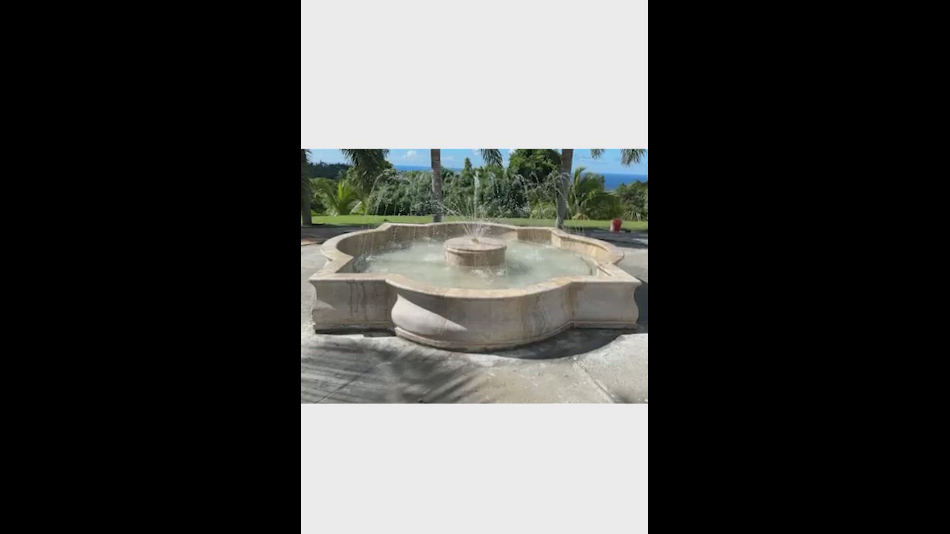 Quatrefoil Pool Basin in "Classic Light Travertine" — Model MPL-365 — product video