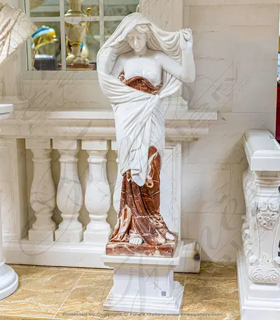 Veiled Marble Statue