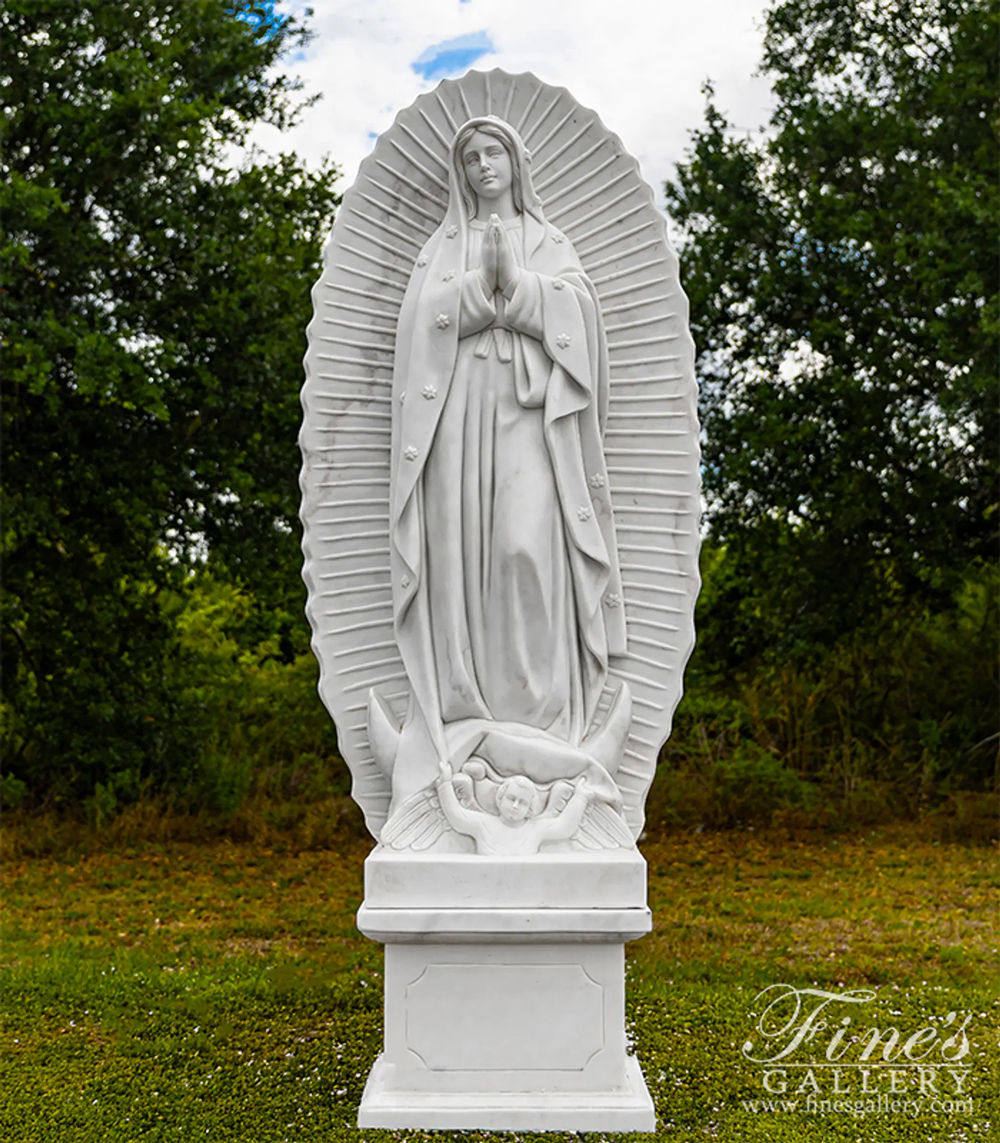 Our Lady of Guadalupe Marble Statue