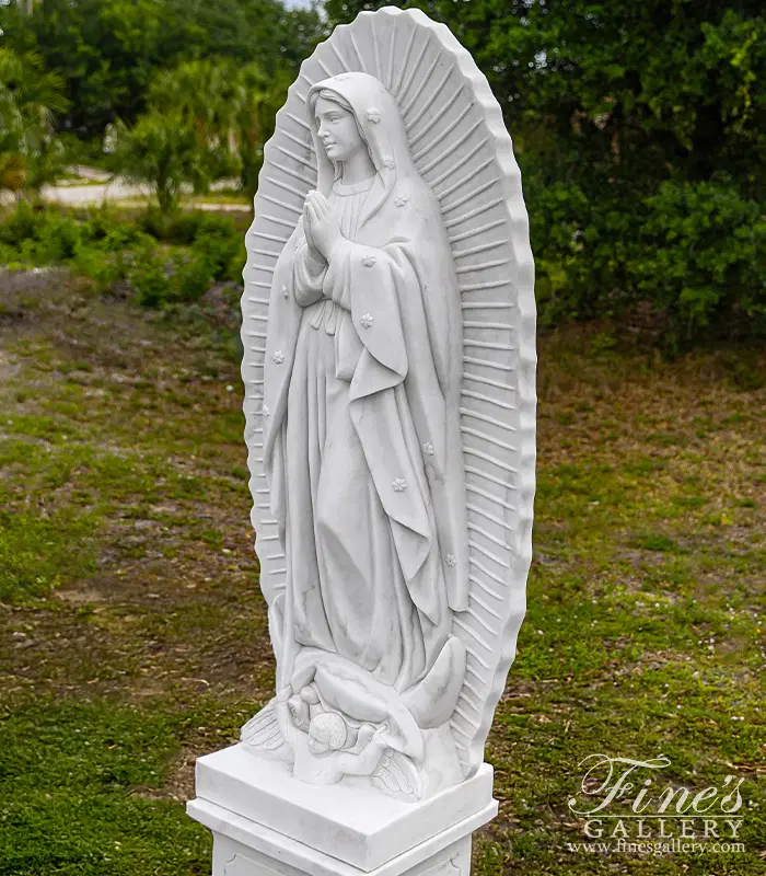 Our Lady of Guadalupe Marble Statue | Catholic Sculpture