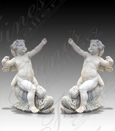 Antique Style Cherub Fish