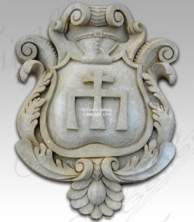 Italian Limestone Keystone Wall Relief