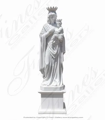 Mary Help of Christians Marble Statue