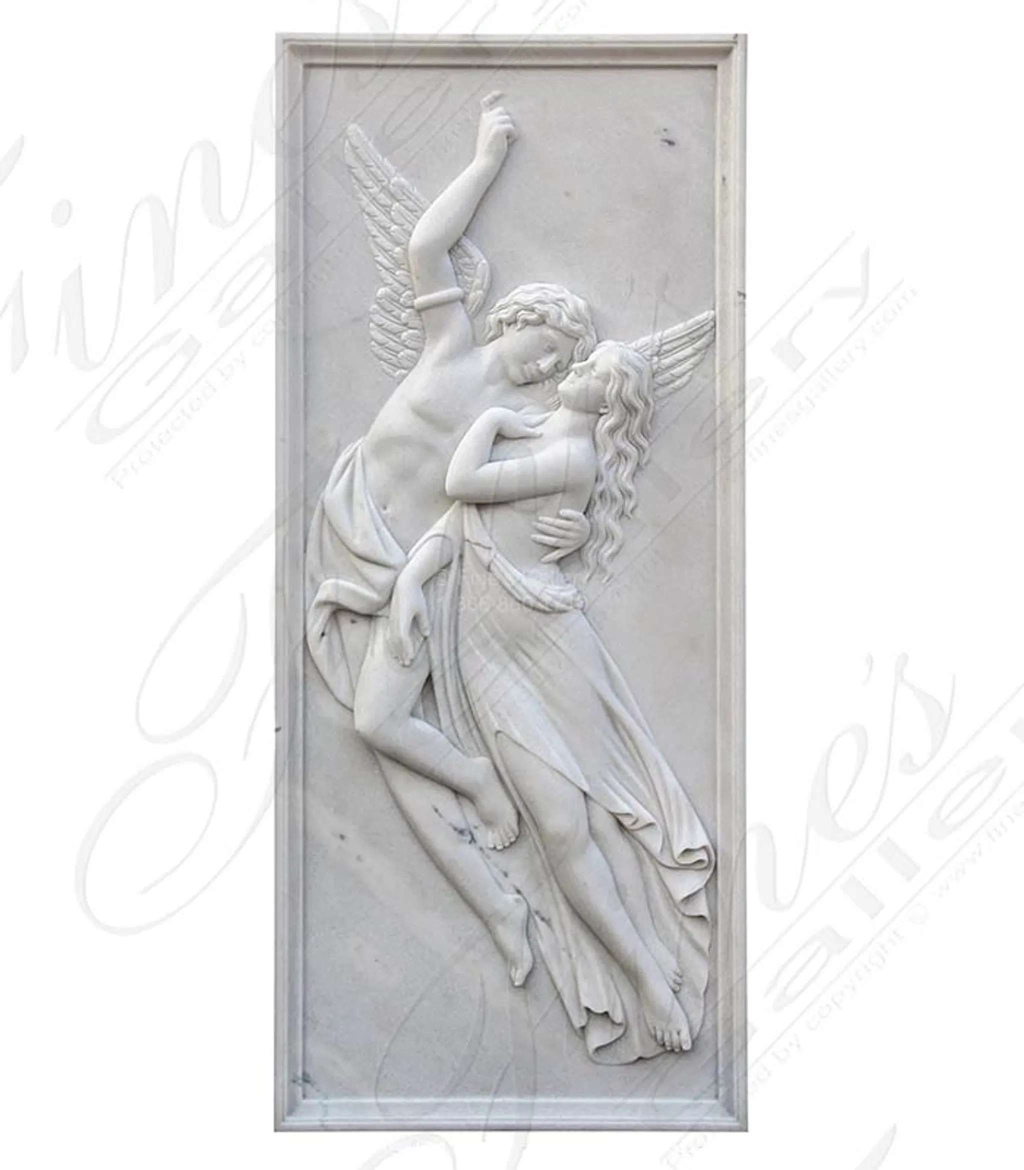 Angel Seduction in Statuary White Marble 