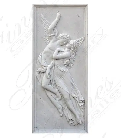 Angel Seduction in Statuary White Marble 