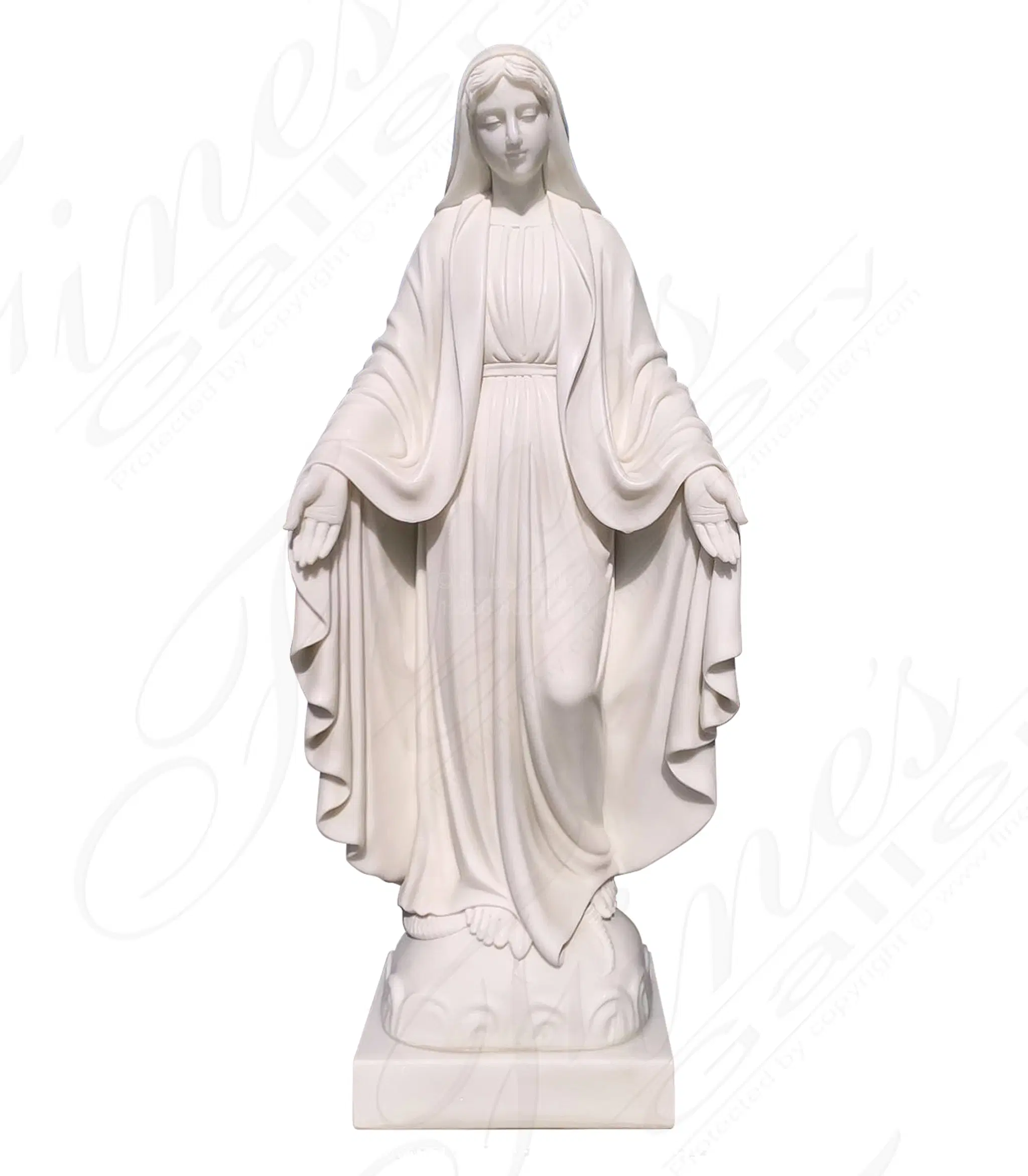 Our Lady of Grace Marble Statue